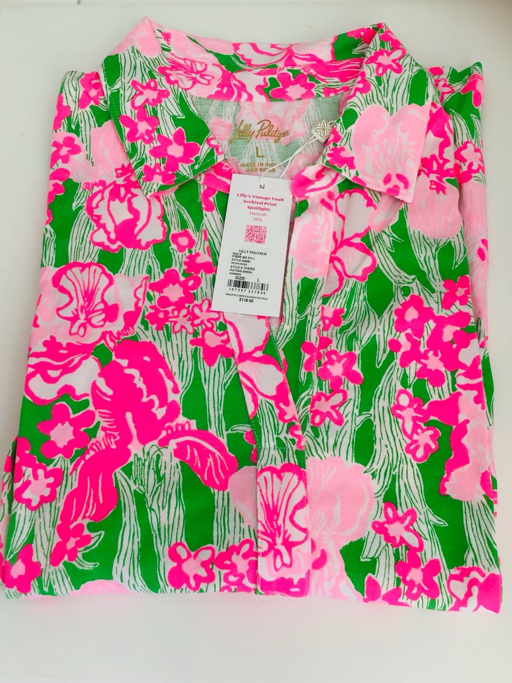 Lilly Pulitzer Riegan Dress-Putting Green Hanna-NEW - Picture 11 of 13